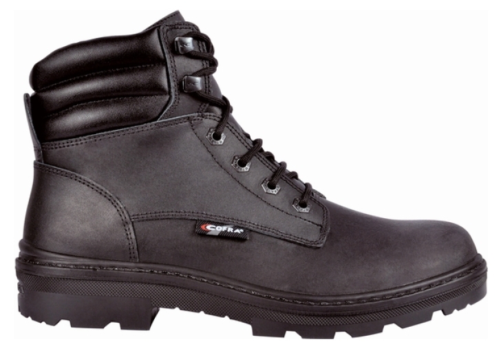 COFRA-HULL BIS, S3, SRC, Sicherheitshalbschuh, hoch, schwarz