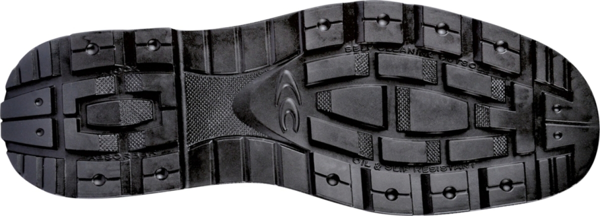 Cofra-NEW BOLTON S3S CI LG FO SR, HALBSCHUH LEDER SCHWARZ/SCHWARZER STOFF/APT ZWISCHENSOHLE