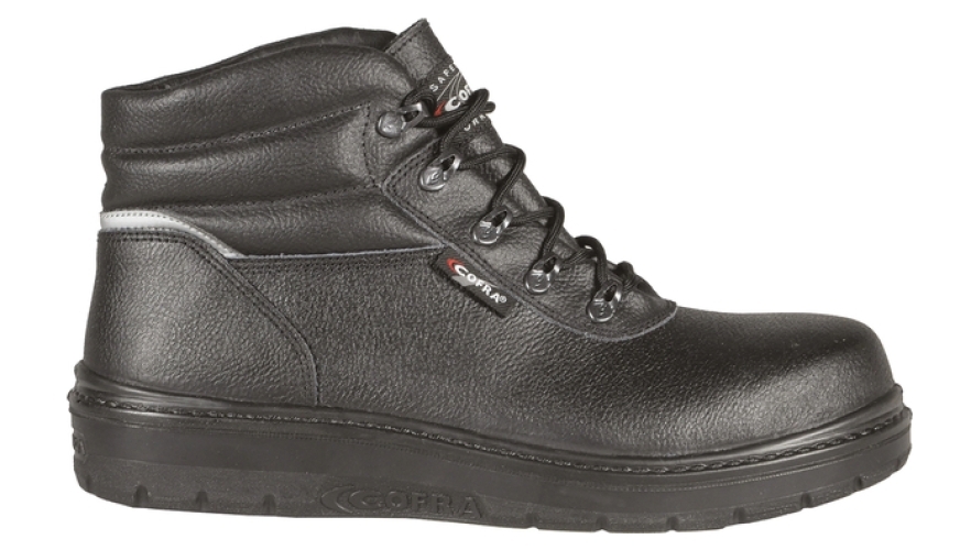 COFRA-S2-Sicherheitsschuhe, ASPHALT, P, HRO, HI, SRA, hoch, schwarz