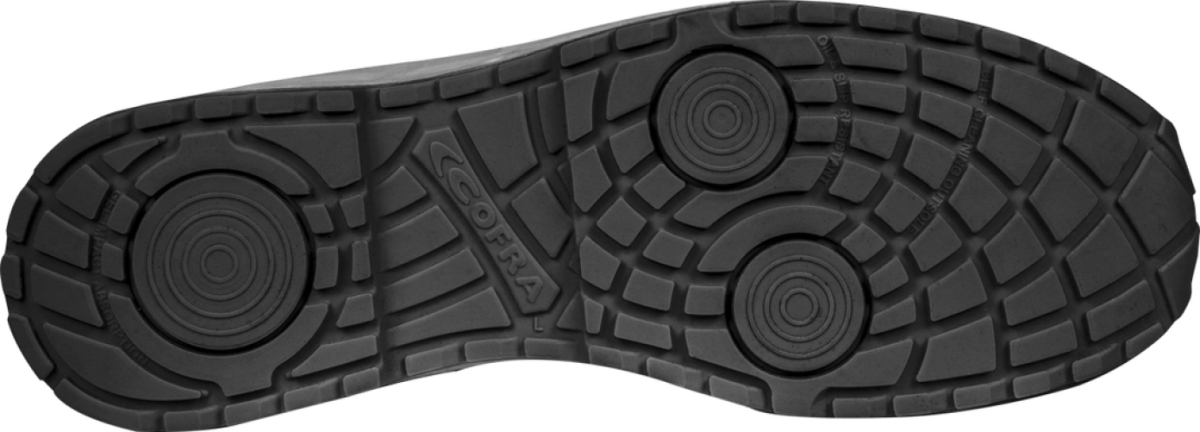 COFRA-KARMA GREY S3 SRC, Sicherheitshalbschuh, schwarz-grau/grau