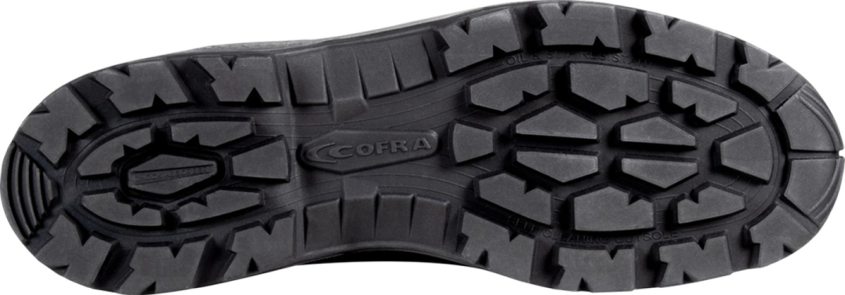 Cofra-MAGDENBURG ESD S7S, HOCHSCHUH LEDER SCHWARZ/HELL BLAUER STOFF/APT ZWISCHENS/ESD