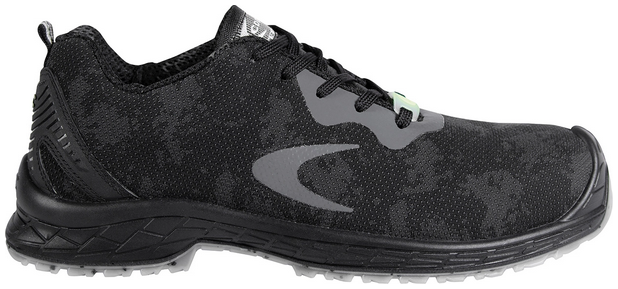 COFRA- S3S-Sicherheitshochschuh ESD, KAMET, Nylon, schwarz-grau/schwarzer Stoff