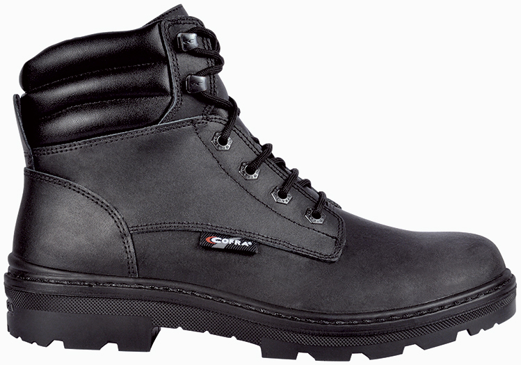 COFRA-HULL BIS, S3, SRC, Sicherheitshalbschuh, hoch, schwarz