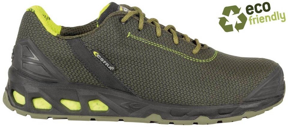 COFRA-HERTZ S3, SRC, Sicherheitshalbschuhe, Farbe: grün