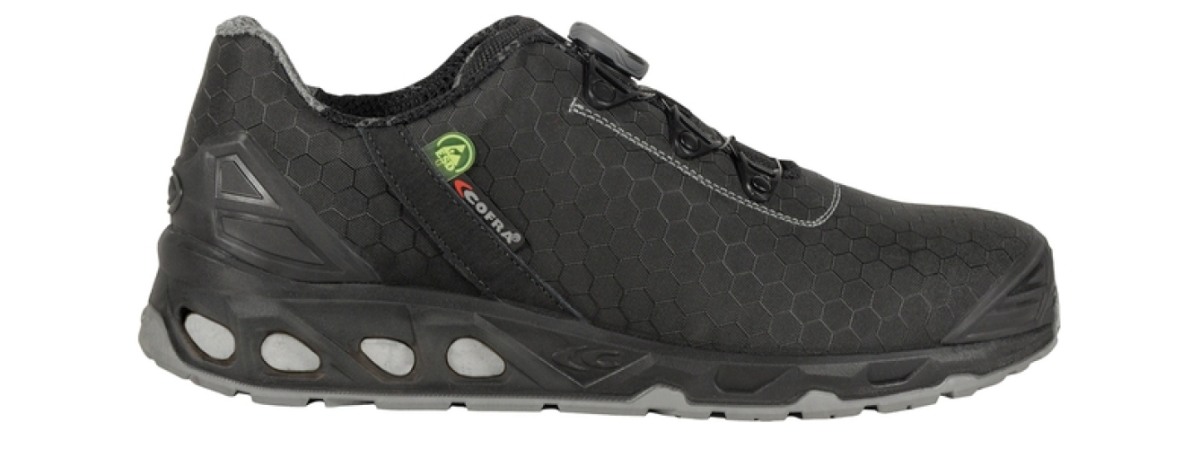 COFRA-RECUPERATOR S3, ESD, SRC, Sicherheitshalbschuhe, Farbe: schwarz