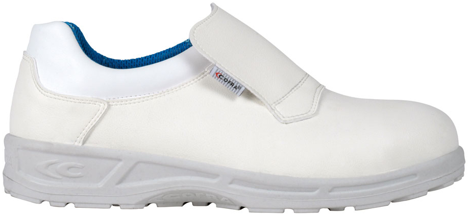 COFRA-NERONE WHITE S1 SRC, Sicherheitsslipper, weiss