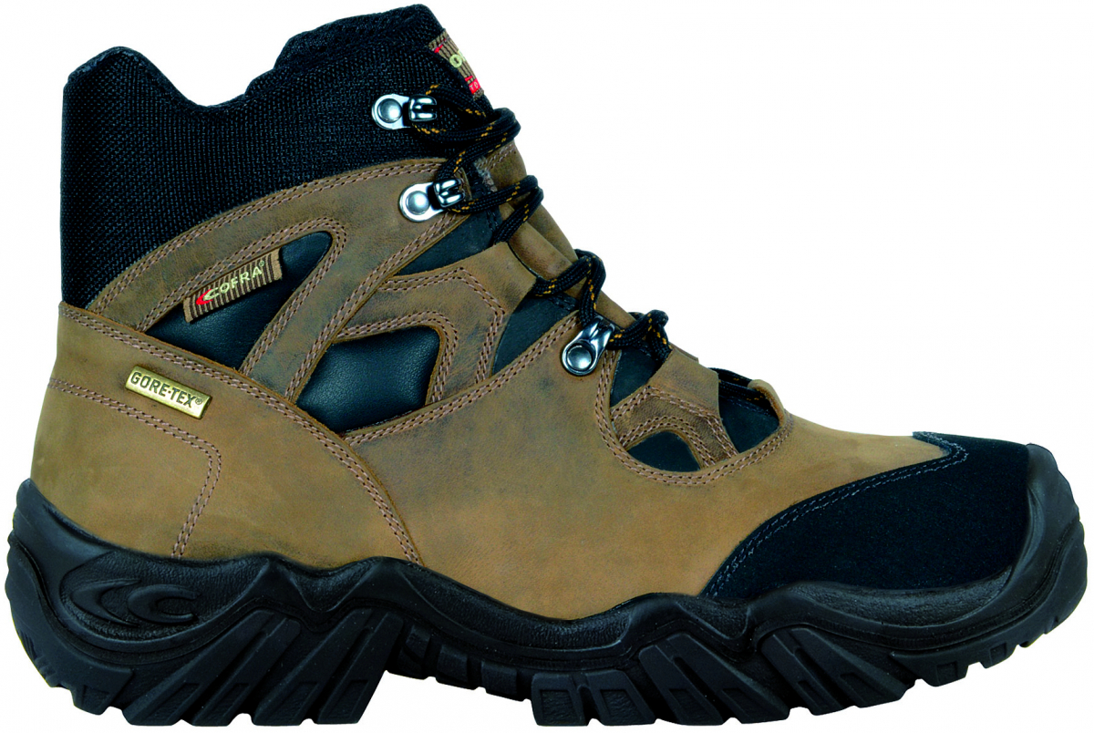 COFRA-NEW-JACKSON S3 WR HRO, Gore-Tex, Sicherheitshalbschuhe, hoch, braun