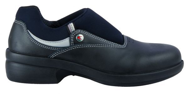 COFRA-Footwear, MALIKA, S2, SRC, Arbeits-Berufs-Sicherheits-Schuhe, Slipper, schwarz