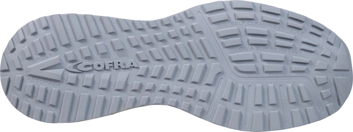 Cofra-NEA ESD S3S HRO SC FO SR, HALBSCHUH NYLON SCHWARZ/HELL GRAUER STOFF/FPT/ESD (BOA SYST)