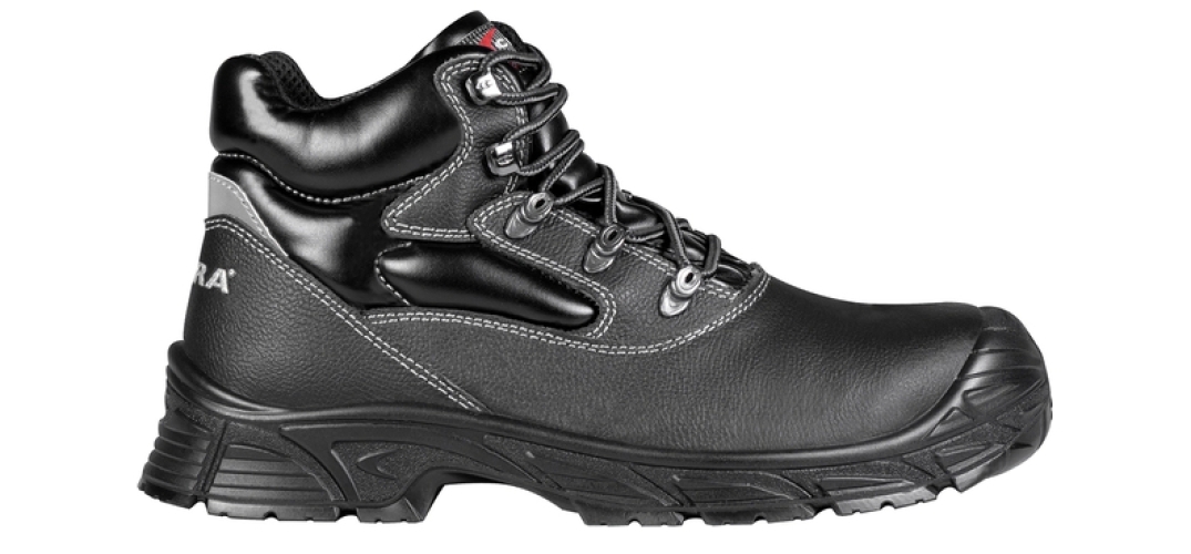 COFRA-S3S- Sicherheitshochschuh TIRRENIAN, Leder, schwarz