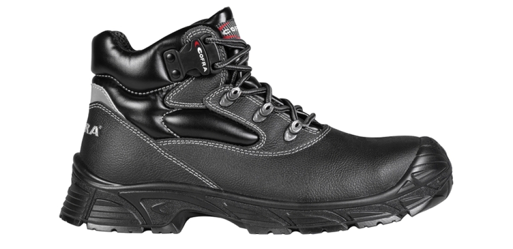 COFRA-S3S- Sicherheitshochschuh, BLACK SEA, Leder, schwarz