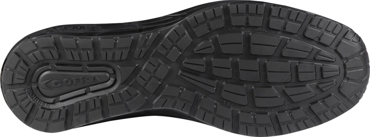 Cofra-HAMMER S3S CI FO SR, HALBSCHUH NUBUKLEDER SCHWARZ/SCHWARZER STOFF/APT ZWISCHENSOH