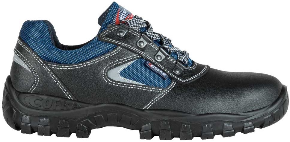 COFRA-EQUINOX S3, SRC, Sicherheitshalbschuhe, schwarz/blau