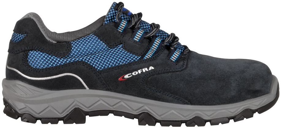 COFRA-S1P-Sicherheitshalbschuhe, STRETCHING BLUE, SRC, schwarz/blau