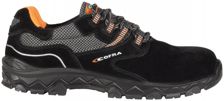 COFRA-S1P-Sicherheitshalbschuhe, STRETCHING BLACK, SRC, schwarz/grau