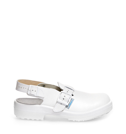 ABEBA-Footwear, SB-Damen- u. Herren-Arbeits-Berufs-Sicherheits-Clogs, weiß