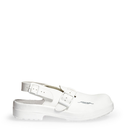 ABEBA-Footwear, Damen- u. Herren-Arbeits-Berufs-Sicherheits-Clogs, Classic 1001 weiß