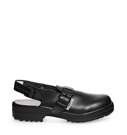 ABEBA-Footwear, Damen- u. Herren-Arbeits-Berufs-Sicherheits-Clogs, Classic 1010 schwarz
