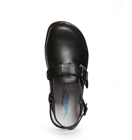 ABEBA-Footwear, Damen- u. Herren-Arbeits-Berufs-Sicherheits-Clogs, Classic 1010 schwarz