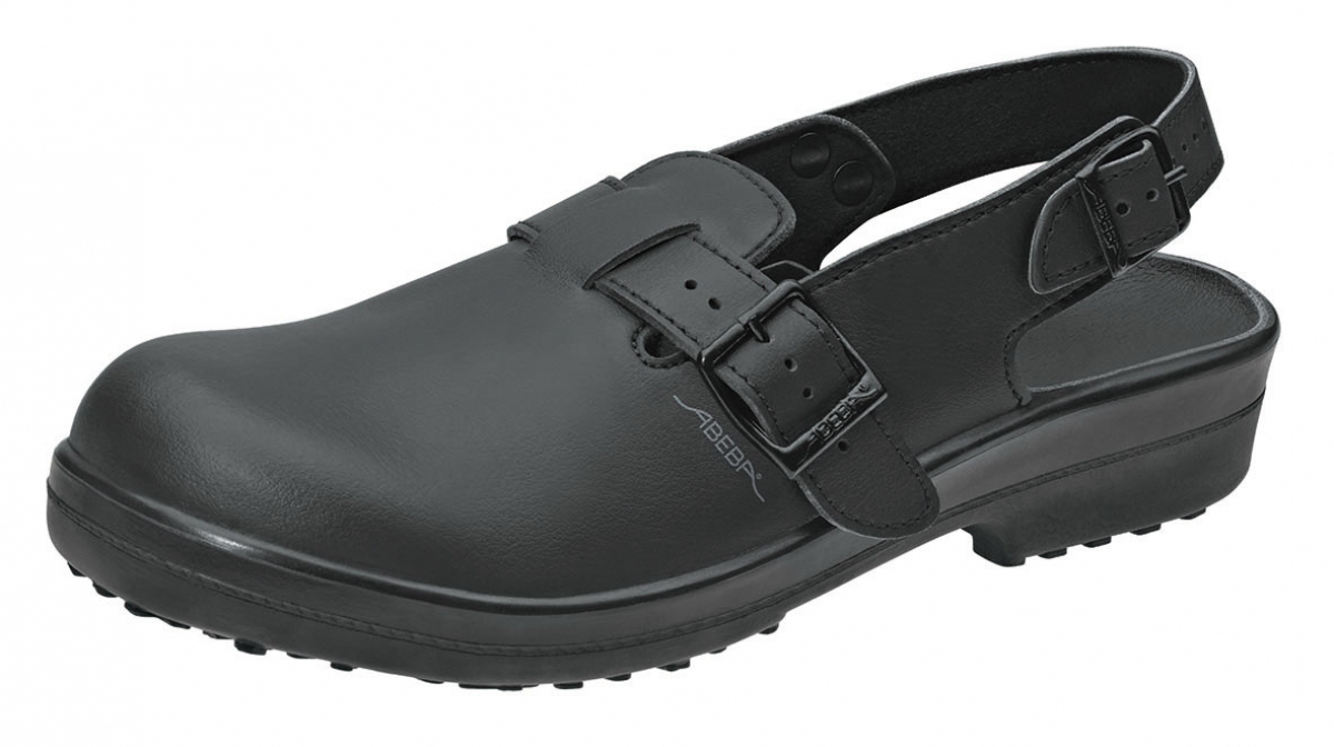 ABEBA-Footwear, Damen- u. Herren-Arbeits-Berufs-Sicherheits-Clogs, Classic 1011 schwarz