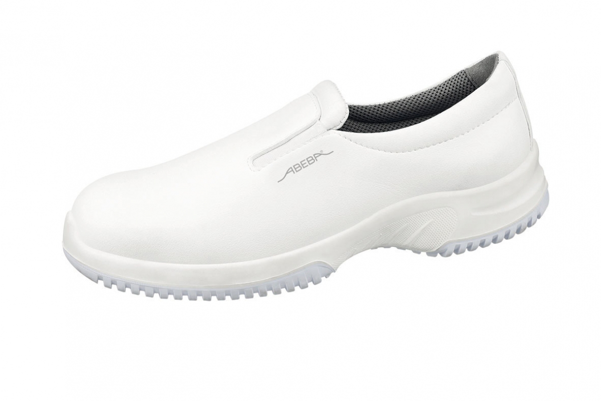 ABEBA-Footwear, S2-Uni6-Damen- u. Herren-Arbeits-Berufs-Sicherheits-Schuhe, Slipper, wei