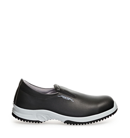 ABEBA-Footwear, S2-Uni6-Damen- u. Herren-Arbeits-Berufs-Sicherheits-Schuhe, Slipper, schwarz