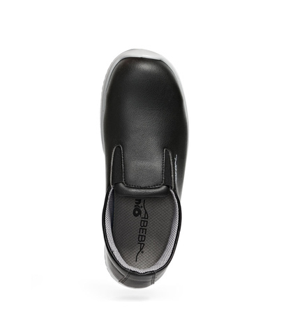 ABEBA-Footwear, S2-Uni6-Damen- u. Herren-Arbeits-Berufs-Sicherheits-Schuhe, Slipper, schwarz