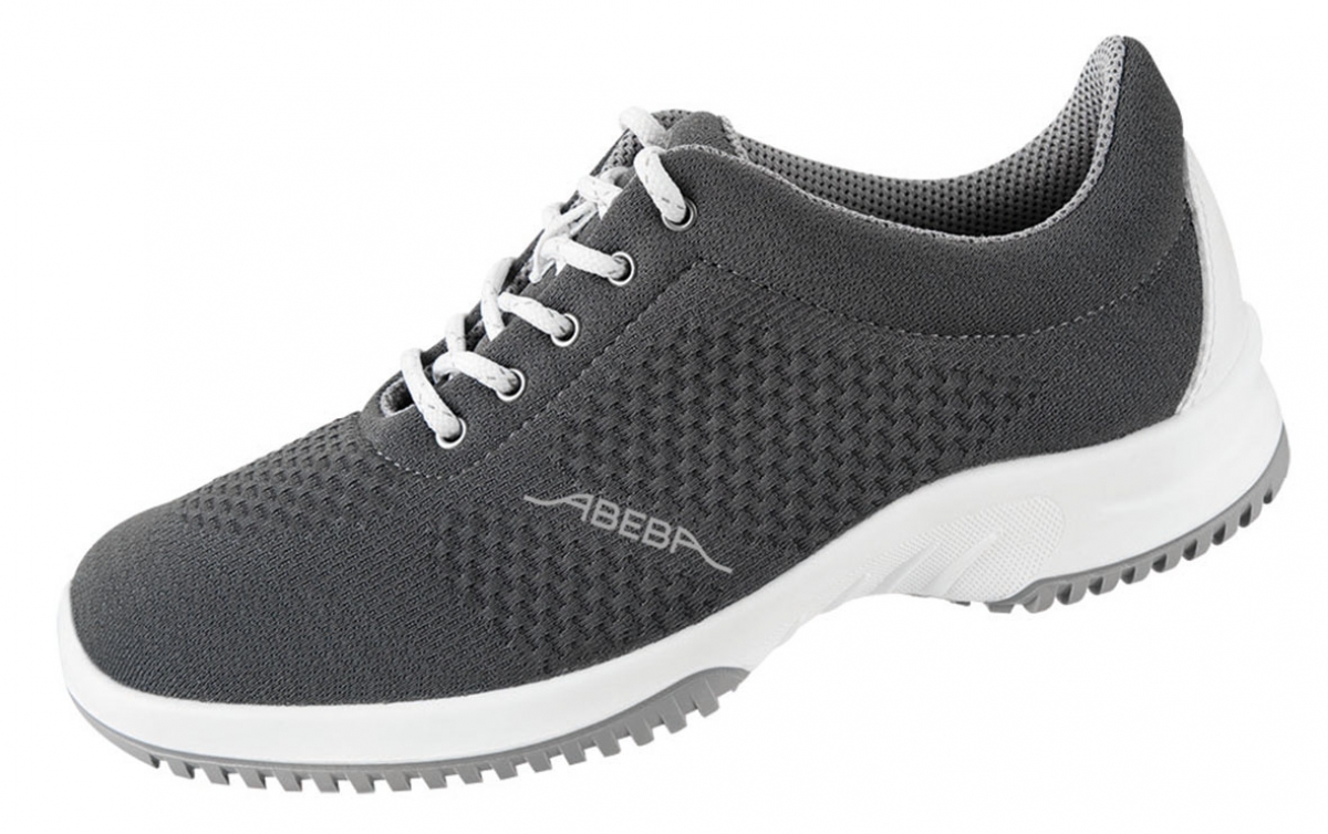 ABEBA-Footwear, UNI6 S2 SRC, Damen- u. Herren-Arbeits-Berufs-Sicherheits-Schuhe, Sneaker, Textil gestrickt, anthrazit