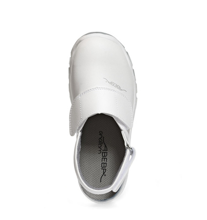 ABEBA-Footwear, Damen- u. Herren-Arbeits-Berufs-Sicherheits-Clogs, Anatom 2120 weiß