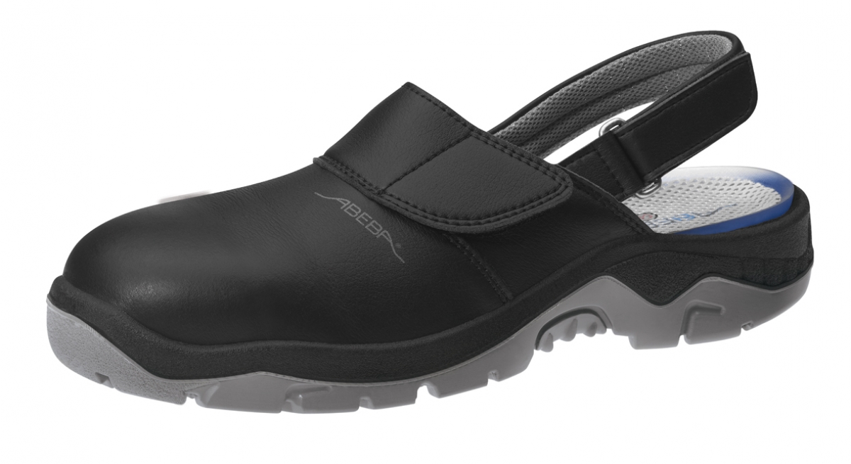ABEBA-Footwear, Damen- u. Herren-Arbeits-Berufs-Sicherheits-Clogs, Anatom 2125 schwarz
