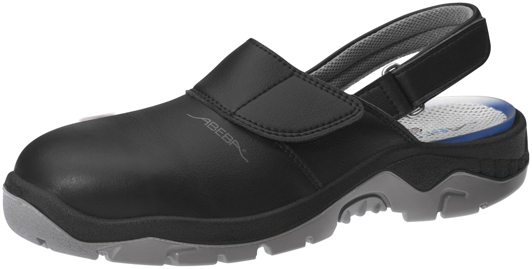 ABEBA-Footwear, SB-Damen- u. Herren-Arbeits-Berufs-Sicherheits-Clogs, schwarz