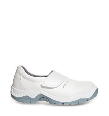 ABEBA-Footwear, Damen- und Herren-Arbeits-Berufs-Sicherheits-Schuhe, Slipper, Anatom 2130 weiß