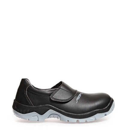 ABEBA-Footwear, Damen- und Herren-Arbeits-Berufs-Sicherheits-Schuhe, Slipper, Anatom 2135 schwarz