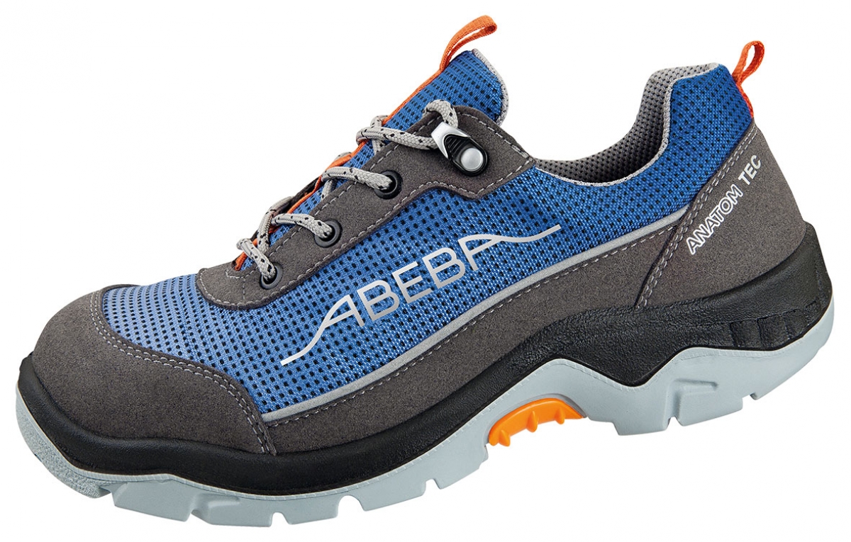 ABEBA-Footwear, Anatom-S3-Damen- u. Herren-Arbeits-Berufs-Sicherheits-Schuhe, Halbschuhe, blau