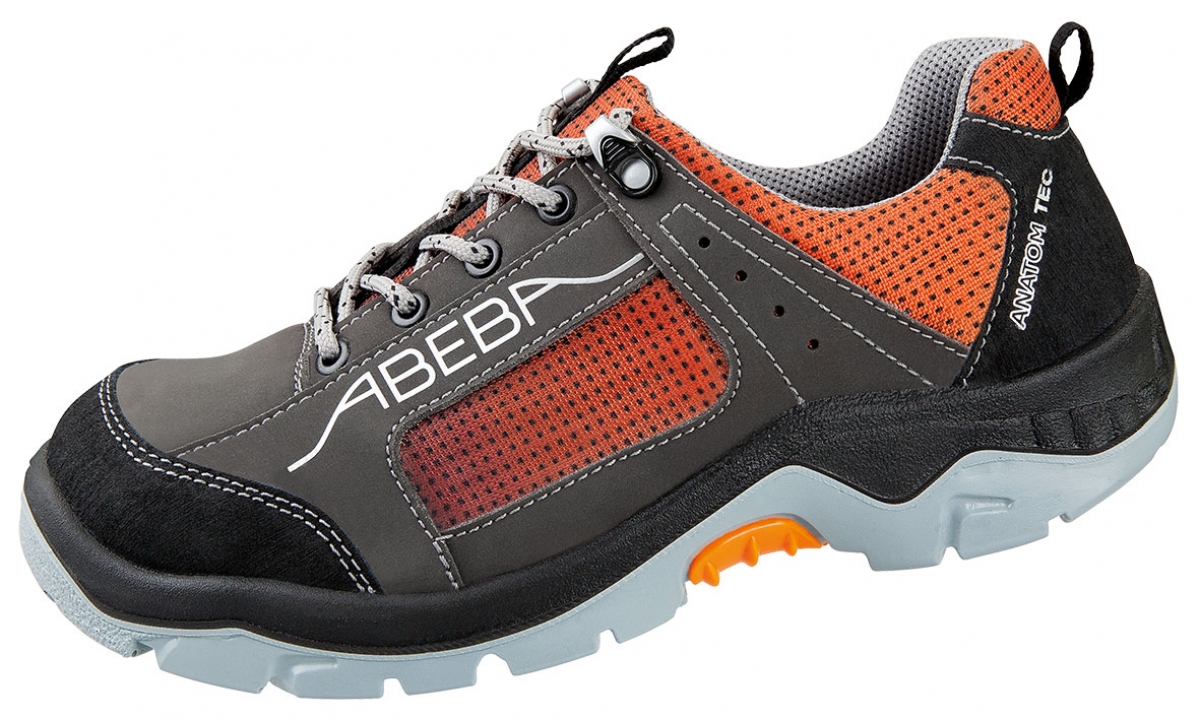 ABEBA-Footwear, Anatom-S3-Damen- u. Herren-Arbeits-Berufs-Sicherheits-Schuhe, Halbschuhe, orange