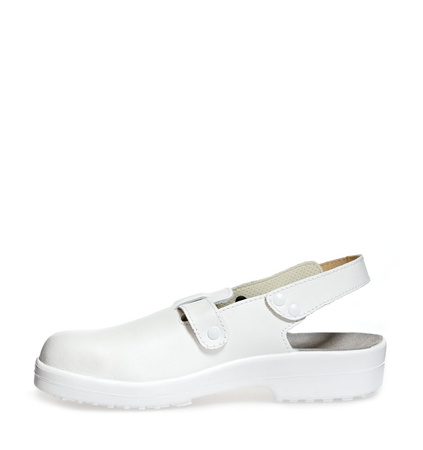 ABEBA-Footwear, Damen- und Herren-Arbeits-Berufs-Sicherheits-Clogs, Classic ESD-gerecht 31000 weiß