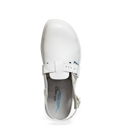 ABEBA-Footwear, Damen- und Herren-Arbeits-Berufs-Sicherheits-Clogs, Classic ESD-gerecht 31000 weiß