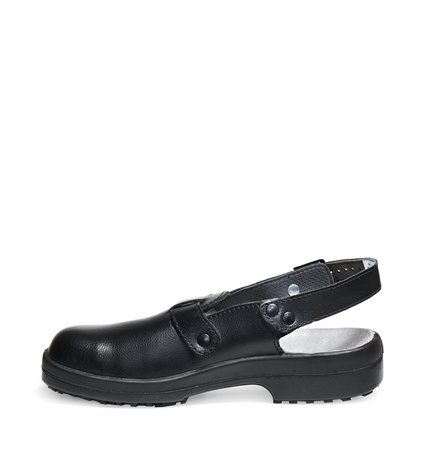 ABEBA-Footwear, Damen- und Herren-Arbeits-Berufs-Sicherheits-Clogs, Classic ESD-gerecht 31010 schwarz