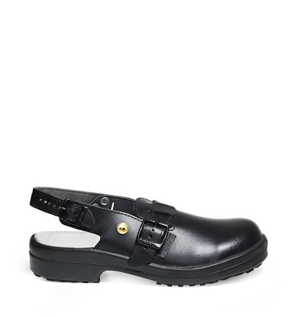 ABEBA-Footwear, Damen- und Herren-Arbeits-Berufs-Sicherheits-Clogs, Classic ESD-gerecht 31010 schwarz