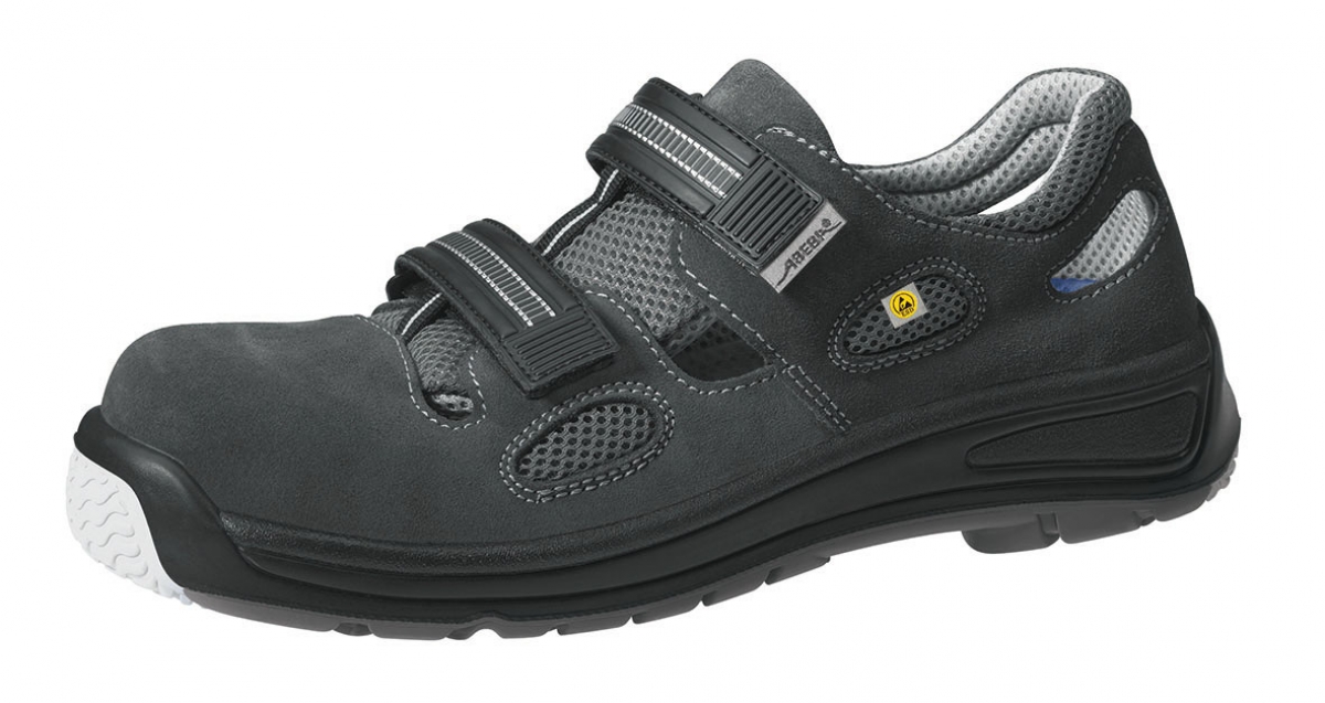ABEBA-Footwear, Damen- und Herren-Arbeits-Berufs-Sicherheits-Sandalen, Static Control 31378 anthrazit