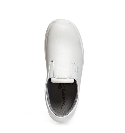 ABEBA-Footwear, S2-Uni6-Damen- u. Herren-Arbeits-Berufs-Sicherheits-Schuhe, Slipper, ESD, weiß