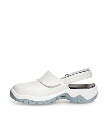 ABEBA-Footwear, SB-Damen- u. Herren-Arbeits-Berufs-Sicherheits-Clogs, ESD, weiß
