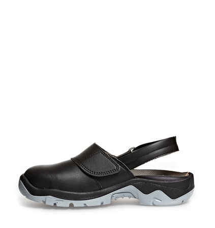 ABEBA-Footwear, Damen- und Herren-Arbeits-Berufs-Sicherheits-Clogs, Anatom 32125 schwarz