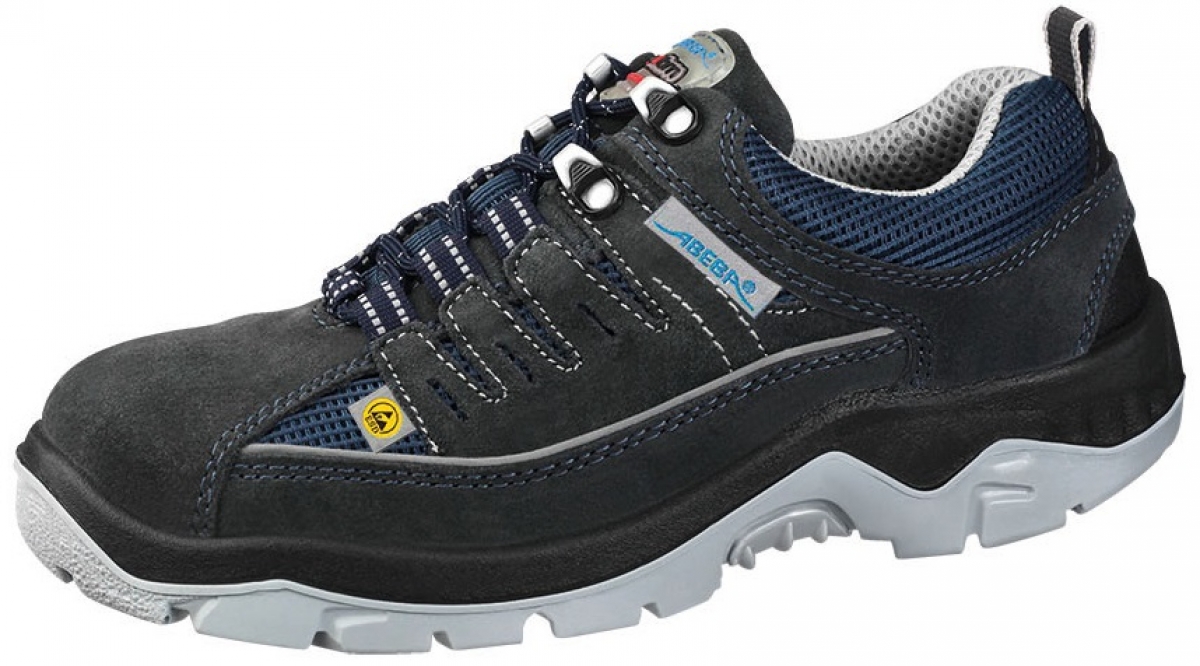 ABEBA-Footwear, Damen- u. Herren-Arbeits-Berufs-Sicherheits-Schuhe, Halbschuhe, Anatom 32147 schwarz/blau