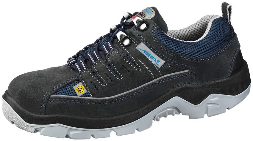 ABEBA-Footwear, S1-Damen- u. Herren-Arbeits-Berufs-Sicherheits-Schuhe, Halbschuhe, ESD, marine