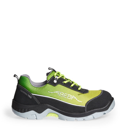 ABEBA-Footwear, S3-Damen- u. Herren-Arbeits-Berufs-Sicherheits-Schuhe, Halbschuhe, ESD, gelb/grün