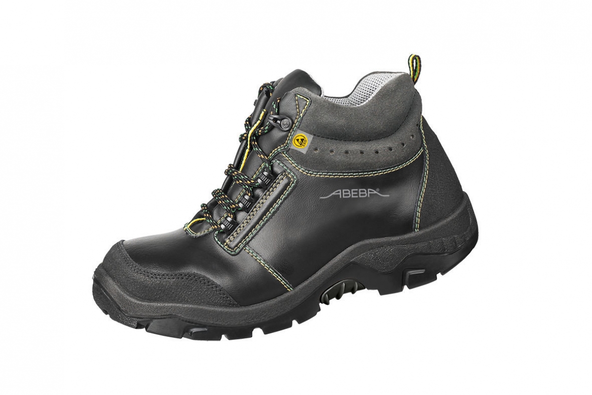 ABEBA-Footwear, Arbeits-Berufs-Sicherheits-Schuhe, Schnrstiefel Anatom ESD-gerecht 32270 schwarz