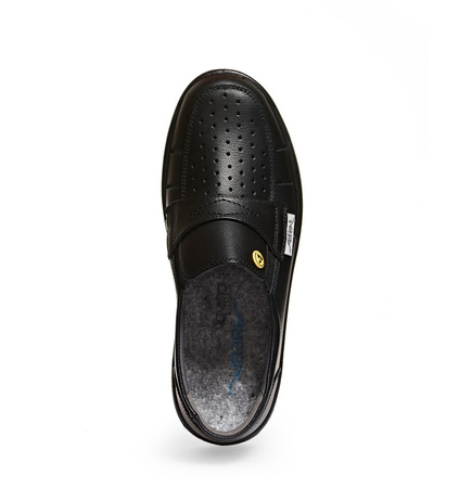 ABEBA-Footwear, O1 Arbeits-Berufs-Schuhe, Herren-Slipper, Air Cushion 32310, schwarz