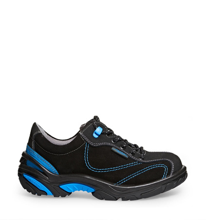 ABEBA-Footwear, Damen- u. Herren-Arbeits-Berufs-Sicherheits-Schuhe, Halbschuhe, Crawler 34621 ESD S2 schwarz/blau