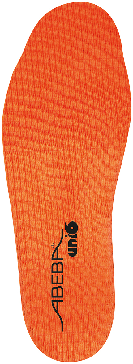 ABEBA-Footwear, Uni6-Einlegesohle, Soft Comfort, schmal, für Sicherheitsschuhe Uni6, orange